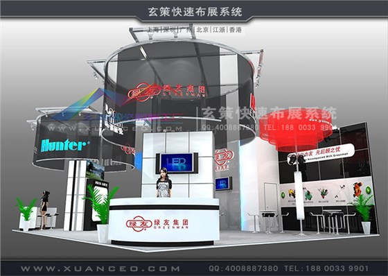 玄策型材展臺搭建 玄策型材展臺搭建