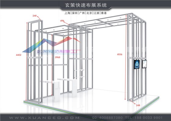 模塊展臺(tái)組件結(jié)構(gòu) 模塊展臺(tái)組件結(jié)構(gòu)