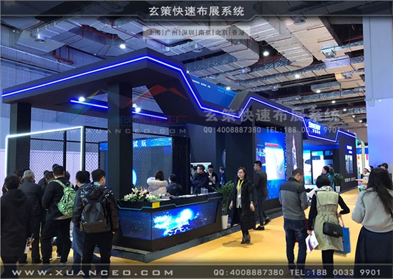 廣告展-互霖科技展臺搭建效果 廣告展-互霖科技展臺搭建效果