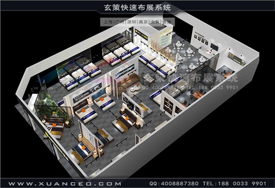 宜奧展臺設(shè)計(jì)俯視圖