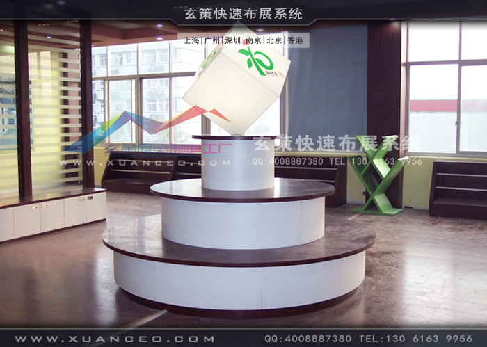 和中合纖展廳logo展示柜 和中合纖展廳logo展示柜