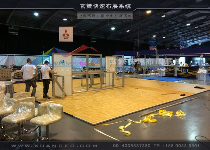 模塊展臺現(xiàn)場搭建 模塊展臺現(xiàn)場搭建