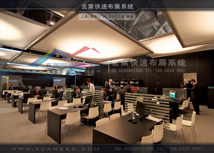 奔馳展臺接待區(qū)使用模塊展臺組件 奔馳展臺接待區(qū)使用模塊展臺組件