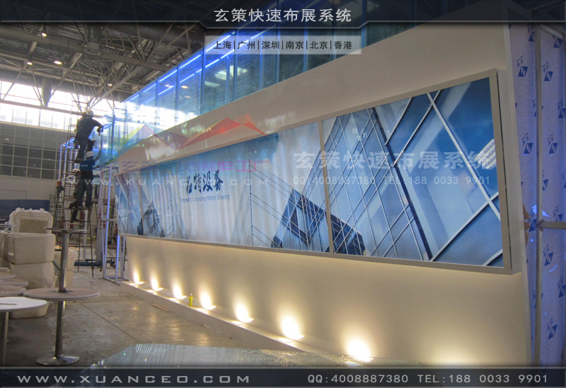 大型展臺現(xiàn)場搭建照片 大型展臺現(xiàn)場搭建照片