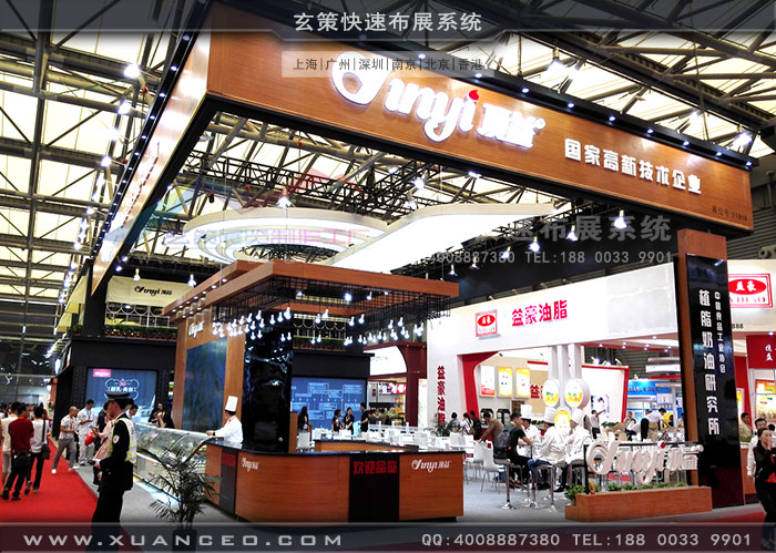 頂益食品展臺(tái)搭建左視圖 頂益食品展臺(tái)搭建左視圖