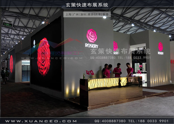 玫瑰島衛(wèi)浴展臺搭建效果 玫瑰島衛(wèi)浴展臺搭建效果