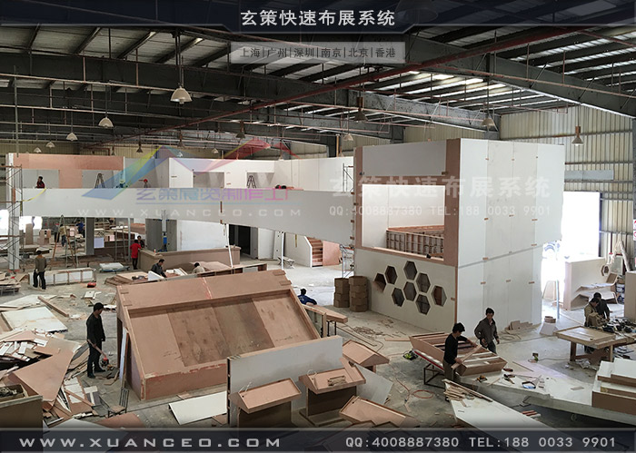 LG展臺(tái)預(yù)搭建 LG展臺(tái)預(yù)搭建