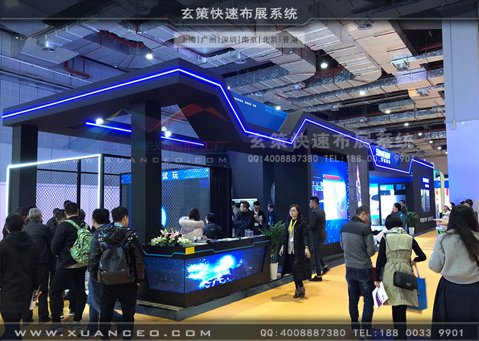 廣告展-互霖科技展臺搭建效果 廣告展-互霖科技展臺搭建效果