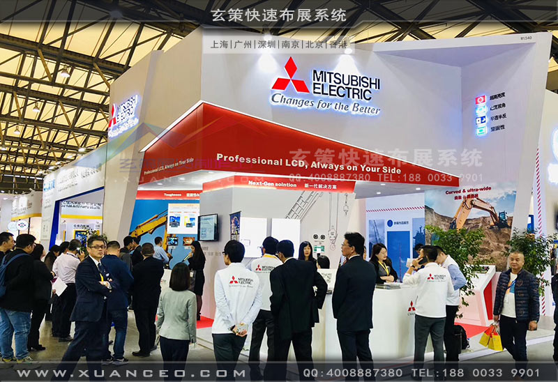三菱電機(jī)展臺(tái)搭建現(xiàn)場(chǎng)照片 三菱電機(jī)展臺(tái)搭建現(xiàn)場(chǎng)照片