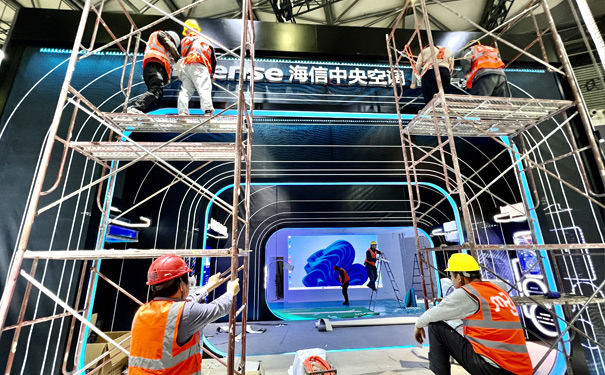 展臺搭建中的細(xì)節(jié) 展臺搭建中的細(xì)節(jié)