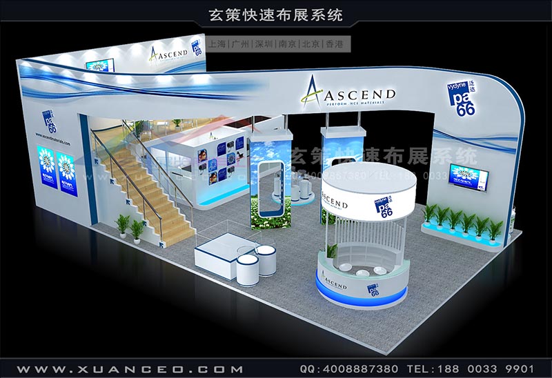 電子展-美國泛達(dá)展臺(tái)搭建(165㎡)