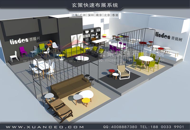 家具展-菩提樹展臺搭建(130㎡)