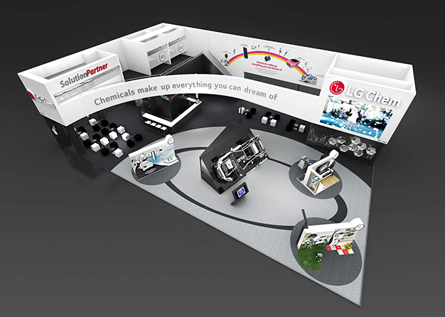 橡塑展-LG展臺(tái)搭建(460㎡)