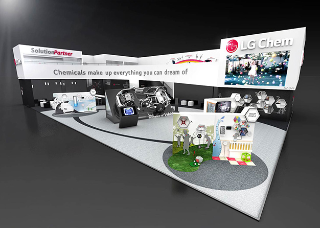 橡塑展-LG展臺(tái)搭建(460㎡)
